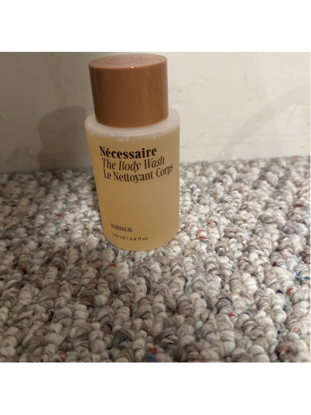 Necessaire The Body Wash in Olibanum- Mini Travel Size- 3.4 fl oz/100 ml NEW